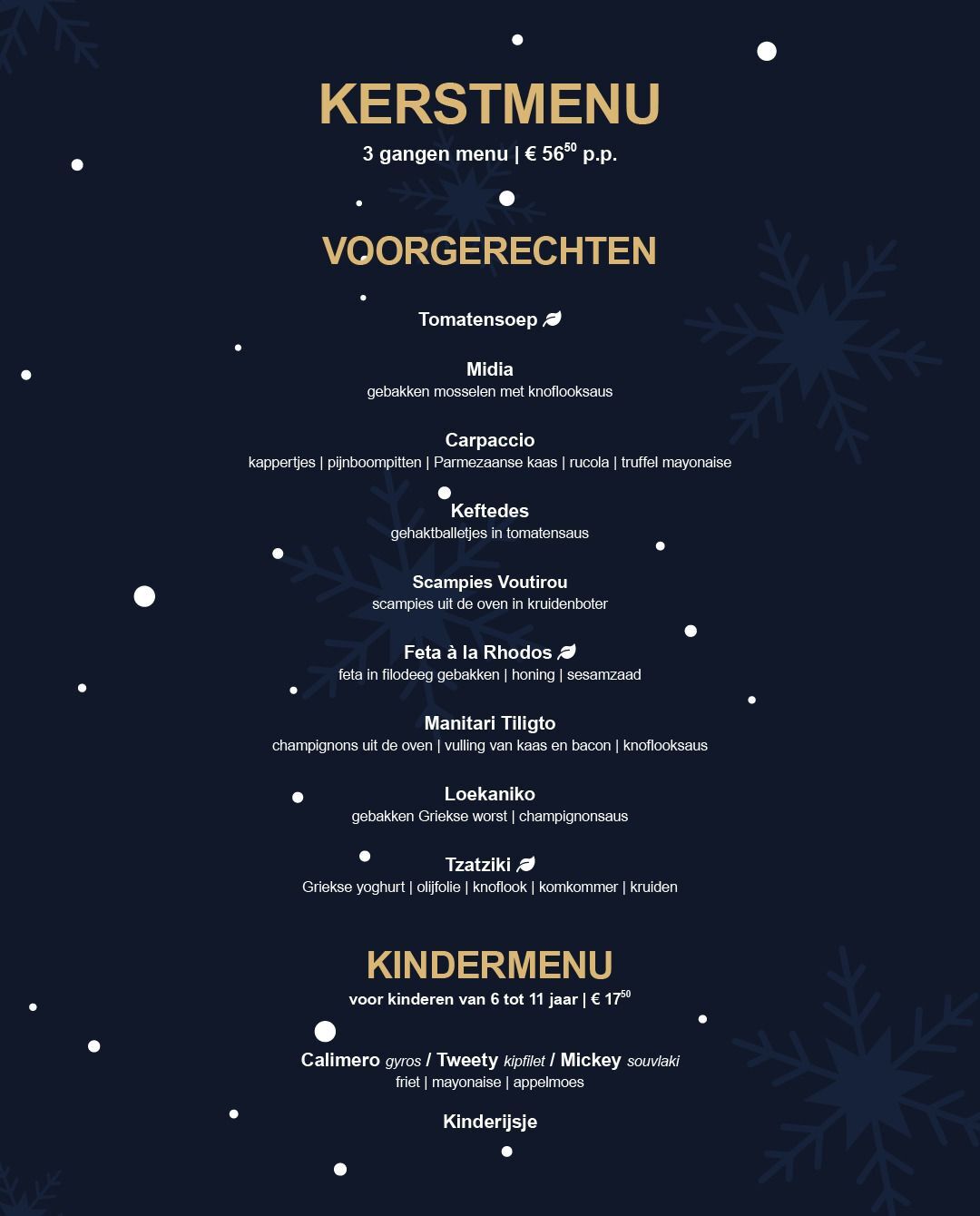 Kerst Menu 2