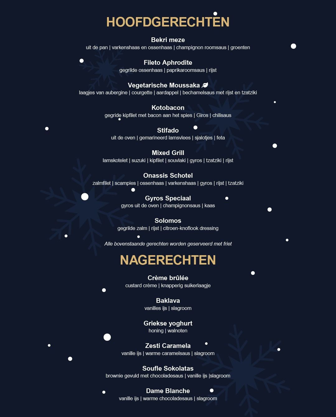 Kerst Menu 3